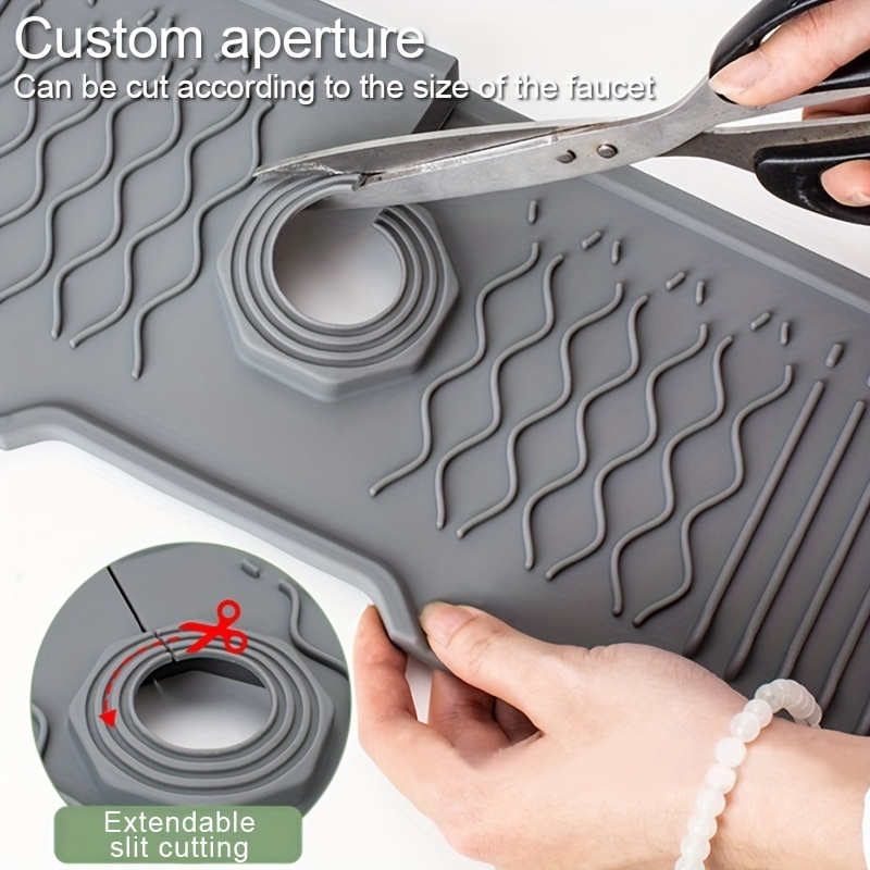 حصيرة حماية من رذاذ الصنبور من - مراجعة Silicone Tap Washer وسعره